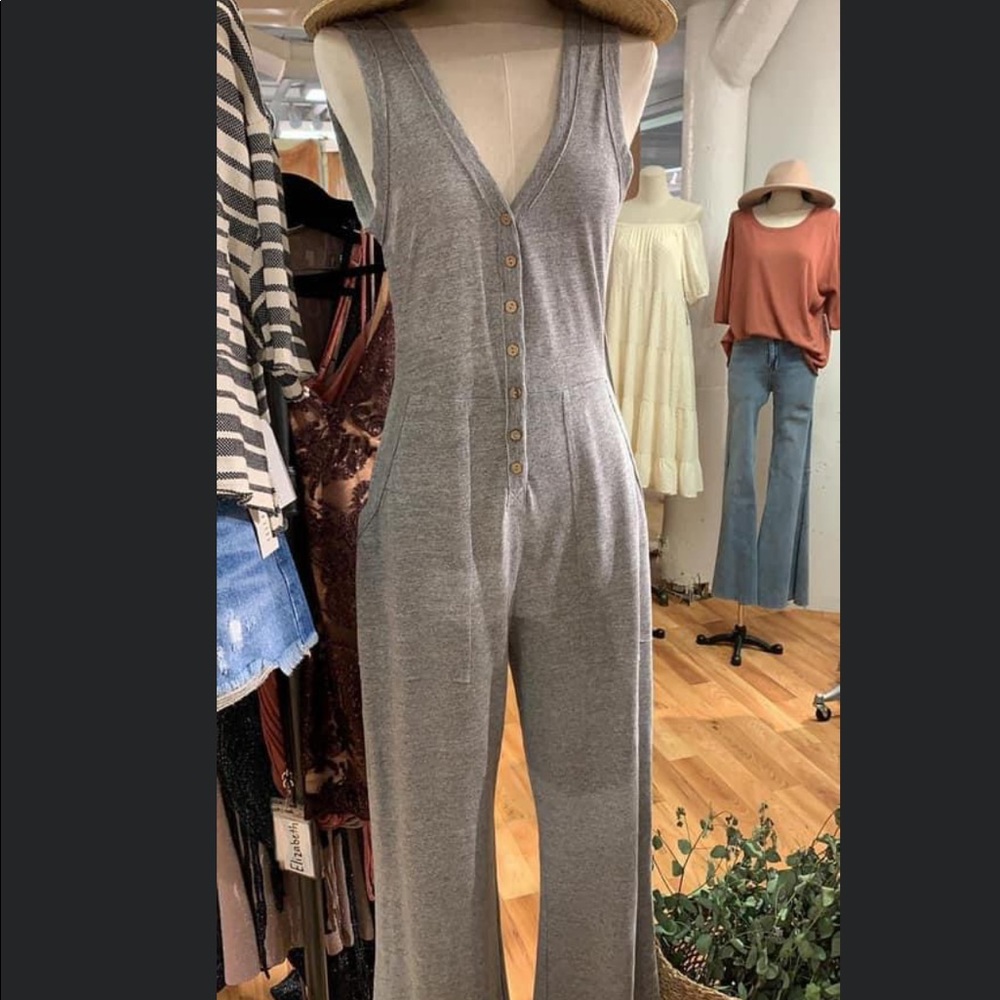 By Together gray jumpsuit
